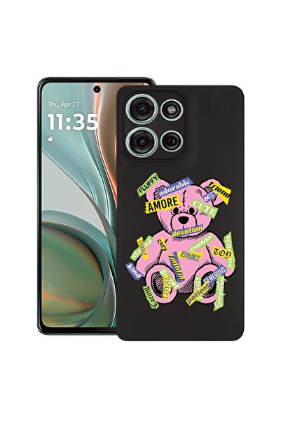 bestcase Θήκη για Motorola Moto G75, Αρκουδάκι Αμούρ, Λεπτή σιλικόνη 0.8 χιλι...