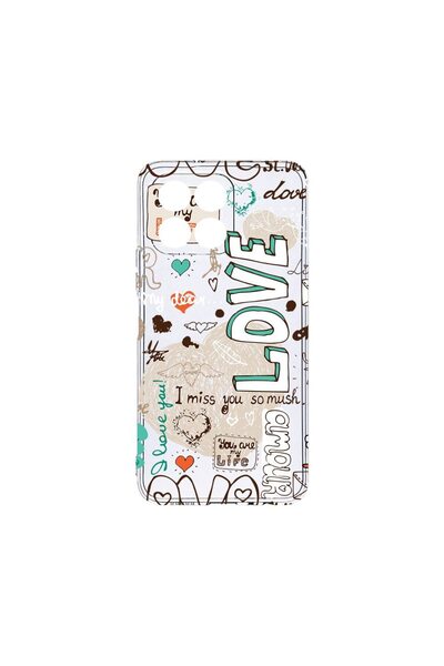 bestcase Husa BestCase¬Æ Clear Silicon, Compatibila Cu Honor 70 Lite, Love, A...