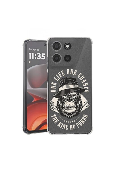 bestcase ¬Æ Husa pentru Motorola Moto G15, Anti Shock 1.5MM, King Mafia Monke...
