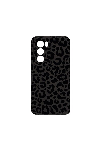 bestcase Θήκη Σιλικόνης Premium, Συμβατή με OPPO Reno12, Σχέδιο Λεοπάρδαλης, ...