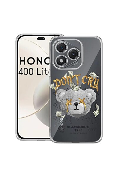 bestcase Калъф за Honor 400 Lite 5G, BestCase™ Прозрачен силиконов 2ММ, Мече ...