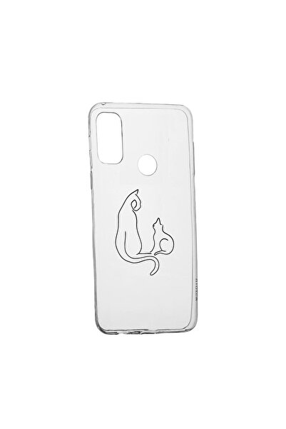 bestcase Husa Silicon Compatibila Cu Oppo A15 , Abstract Cat, rezistenta la u...