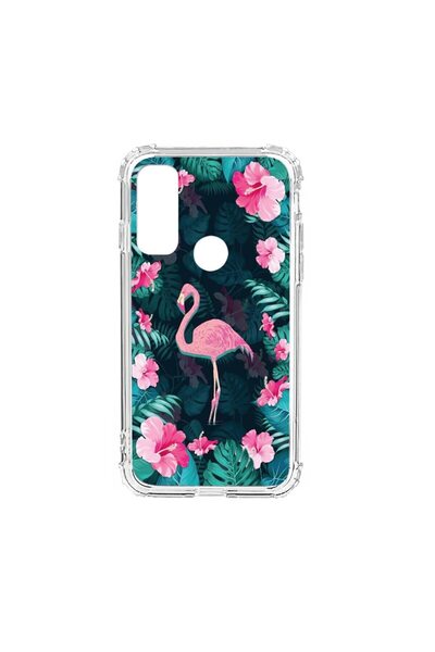 bestcase Husa Anti Shock Silicon Compatibila Cu Motorola Moto E30, Flamingo, ...