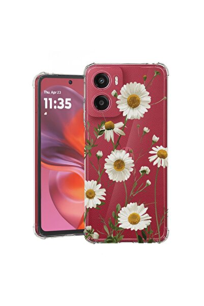 bestcase ¬Æ Husa Anti Shock Compatibila cu Motorola Moto G05 / E15, Floral - ...