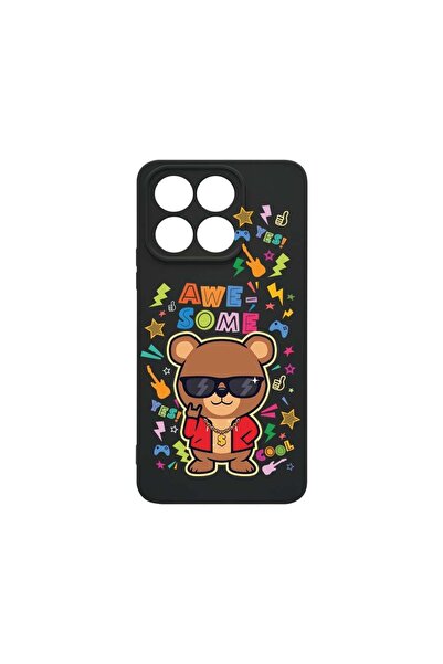 bestcase Тънък силиконов калъф 0.8ММ, съвместим с Honor X6a, Сладък дизайн с ...