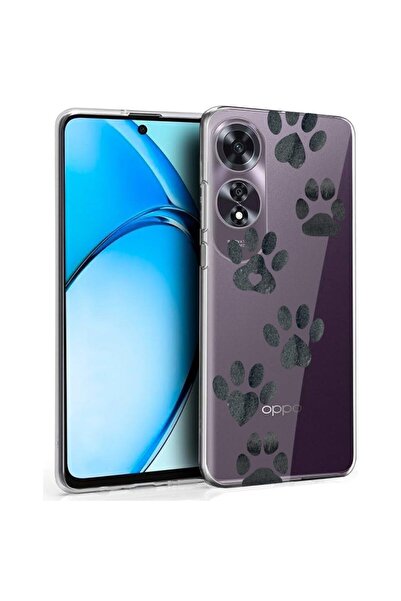 bestcase Θήκη για OPPO A60 4G, Διαφανής Σιλικόνη 2MM, Σχέδιο Πατούσας Σκύλου,...