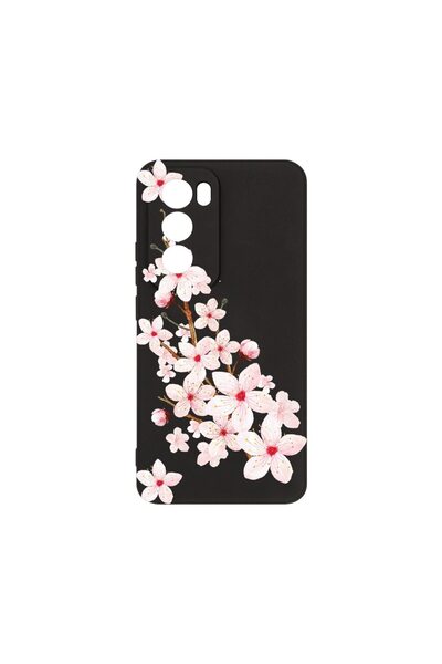 bestcase ¬Æ Husa Premium Silicon, Compatibila Cu OPPO Reno12, Spring Flower, ...