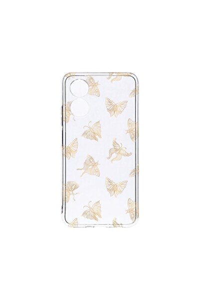bestcase Διαφανής Θήκη Σιλικόνης 2MM, Συμβατή με OPPO A78 / A58 5G, Χρυσή Πετ...