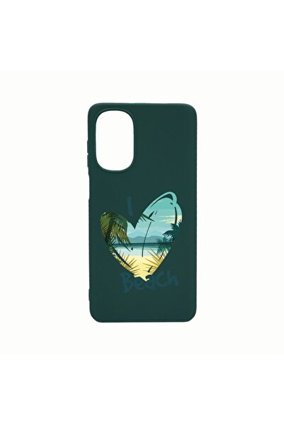 bestcase Husa Silicon, Compatibila Cu Motorola Moto E32s, I Love Beach, Rezis...