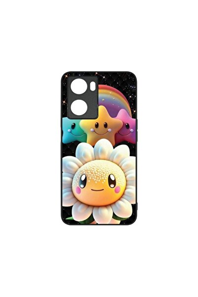 bestcase Λεπτή Γυάλινη Θήκη, Συμβατή με OPPO A57 4G / A57s, Χαριτωμένα Αστέρι...