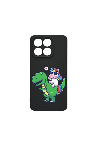 bestcase Husa BestCase¬Æ Slim SIlicon 0.8MM, Compatibila Cu Honor X6a, Dino R...