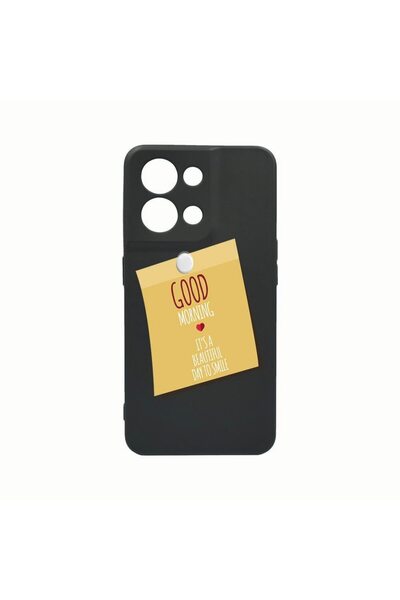 bestcase Husa Silicon, Compatibila Cu Oppo Reno8 Pro, Good Morning Sticker, R...