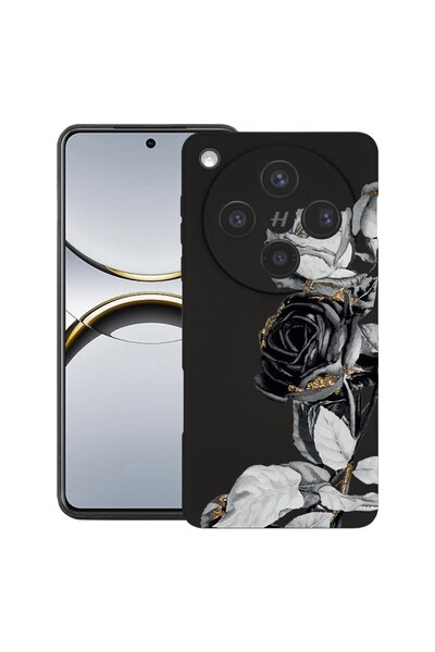 bestcase Husă din silicon premium compatibilă cu OPPO Find X8, cu design Blac...