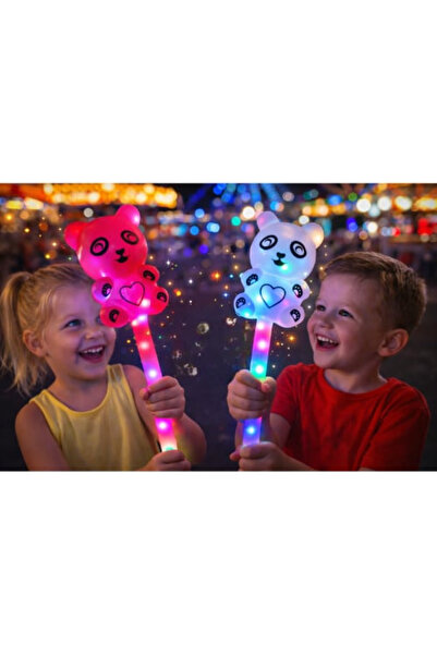 NEON Balloon Toy Led Import Export Co Büyük Boy Led Işıklı Panda Figürlü Oyun...