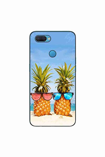 OEM Husa compatibila cu Oppo A12 Silicon Gel Tpu Model Beach Pinneaples