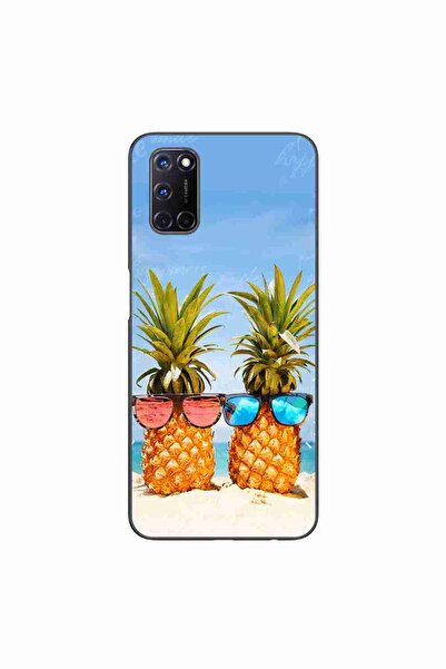 OEM Husa compatibila cu Oppo A72 Silicon Gel Tpu Model Beach Pinneaples