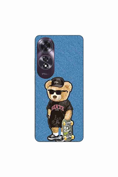 OEM Husa compatibila cu Oppo A60 4G Silicon Gel Tpu Model Bear Skate Fashion