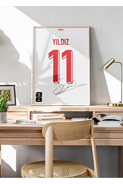 Base Concept Kenan Yıldız 11 İmzalı Türkiye Milli Takım Dünya Kupası Forma Ta...