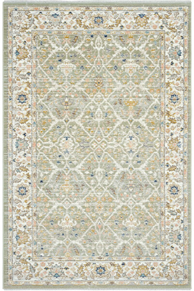 Cool Halı Zaraf Mint Yeşil 200x300 6 Metrekare Halı Vintage Eskitme Etnik Büy...