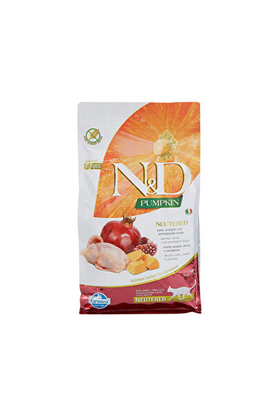Farmina Natural and Delicious Pumpkin Cat Neutered Quail 1.5 kg
