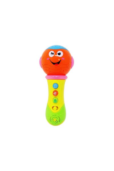 Salamandra Kids Microfon de jucarie cu lumini si cantece amuzante