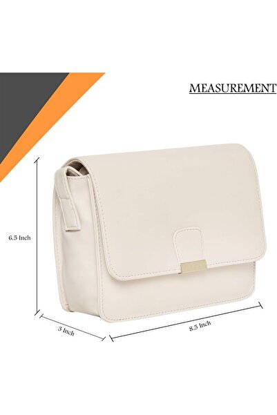 Generic ADISA Women's Shoulder Bag, Off-White, One Size