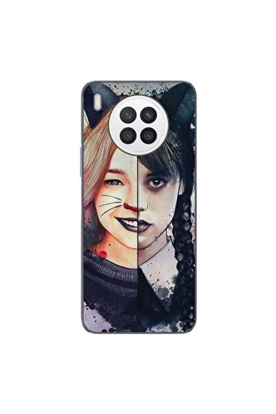 OEM Husa compatibila cu Huawei Nova 8i Silicon Gel Tpu Model Wednesday si Eni...