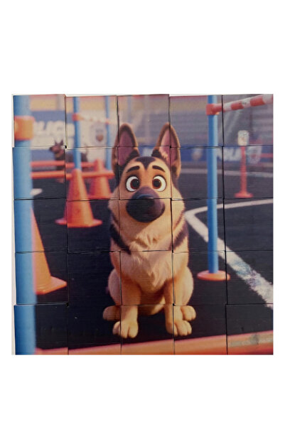 Manyetik Küp Puzzle Köpek - 6 Farklı Yapboz