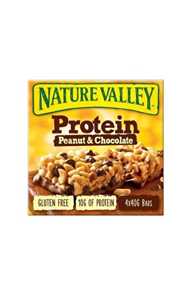 Nature Valley Nv بروتين بار بنكهة الفول السوداني والشوكولاتة 40 جرام × 4
