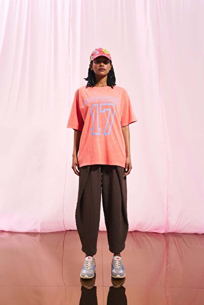 #vdr viadellerose Vdr Mercan Printed T-Shirt 17354
