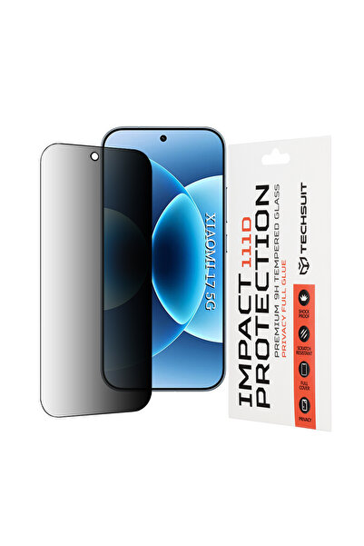 Techsuit Folie protectie pentru Xiaomi 17, Transparenta;Privacy;Antisoc;Full ...