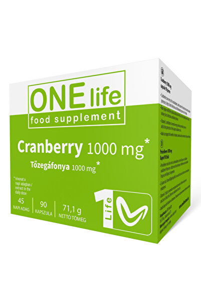 OneLife Capsule cu extract de merisoare 1000 mg One Life 90 buc