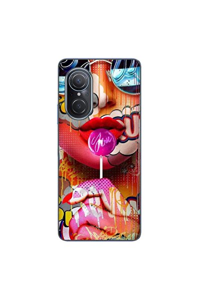 OEM Husa compatibila cu Huawei Nova 9 SE Silicon Gel Tpu Model Pop Art Lolipop