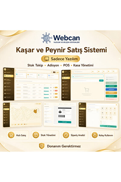 Kaşar Peynir Satış Yazılımı Stok Takip POS Kasa Sistemi