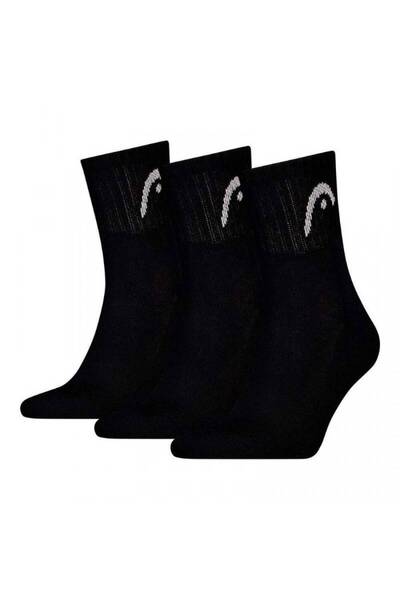 OEMS Head All Sports Short Crew Black 3 Pairs