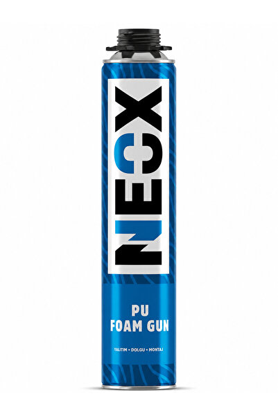 NEOX PU Foam Gun 840gr Poliüretan Montaj Köpüğü Beyaz Yüksek Dolgu Güçlü Yapışma