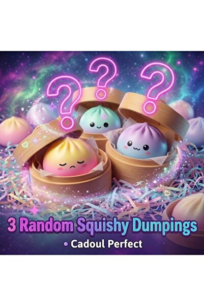 victiny Set de 3 squishy-uri în formă de gălușcă victiny ®   Jucărie Squishy ...