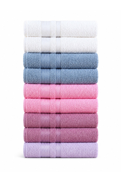 HAVLUSAN Elmas 10 bucăți prosop de bumbac pentru mâini și față 50x90 cm proso...