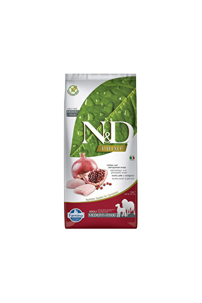 Farmina Natural and Delicious Prime Dog Chicken & Pomogranate Adult Med/Maxi ...