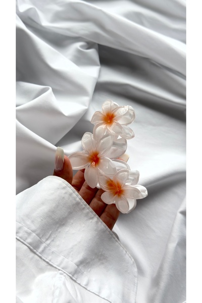 YOYYO Cataramă cu flori tropicale de plumeria pentru femei / Cataramă de plaj...