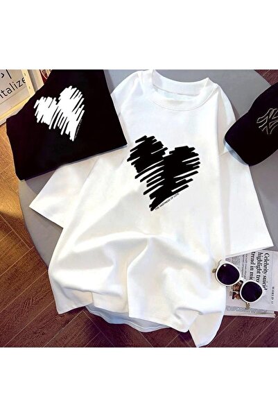 bellanova Unisex Oversize T-shirt με στάμπα Streetwear Άνετη εφαρμογή Daily P...