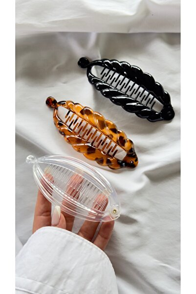 YOYYO Women's 3-Piece Advantageous Banana Buckle Set – Transparent, Black & L...