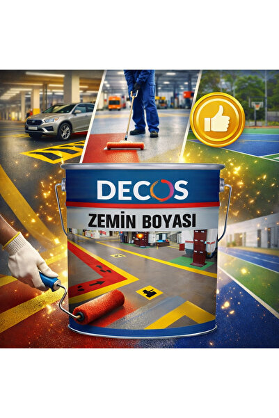 DECOS Zemin Boyası 18 kg - Beton, ahşap ve mermer gibi yüzeylerde kullanılan,...