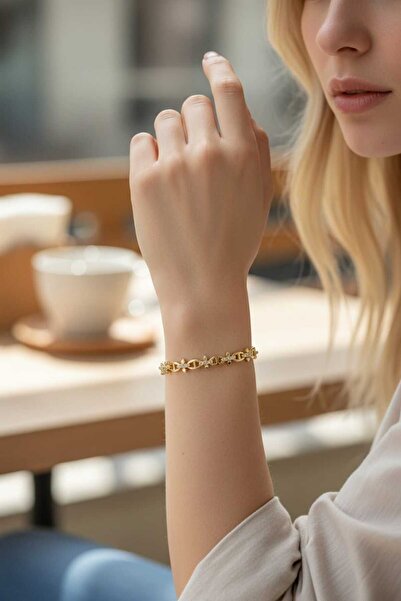 Aware Time Non-Tarnish Zircon Stone Bracelet