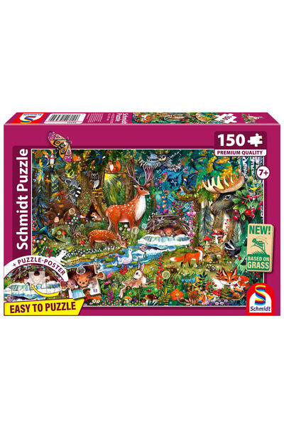 Schmidt Puzzle PQ 150 Animale în pădure G3