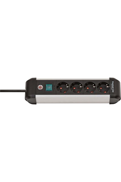 Brennenstuhl Prelungitor Premium-ALU-Line cu 4 prize, 1,8m