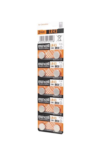 Maxell G12 10BL - LR43 - BATERIE. Design nou