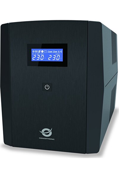 CONCEPTRONIC USV 1200VA/720W/2xSchuko/3xIEC/USB/RJ45/AVR sw