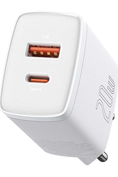 Baseus ≈Åadowarka Compact 1x USB-A 1x USB-C 3 A (6953156207240)
