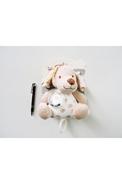 Tulilo NOUĂ CUTIE PENTRU BEBELUȘI câine, 18 cm, be≈º.
